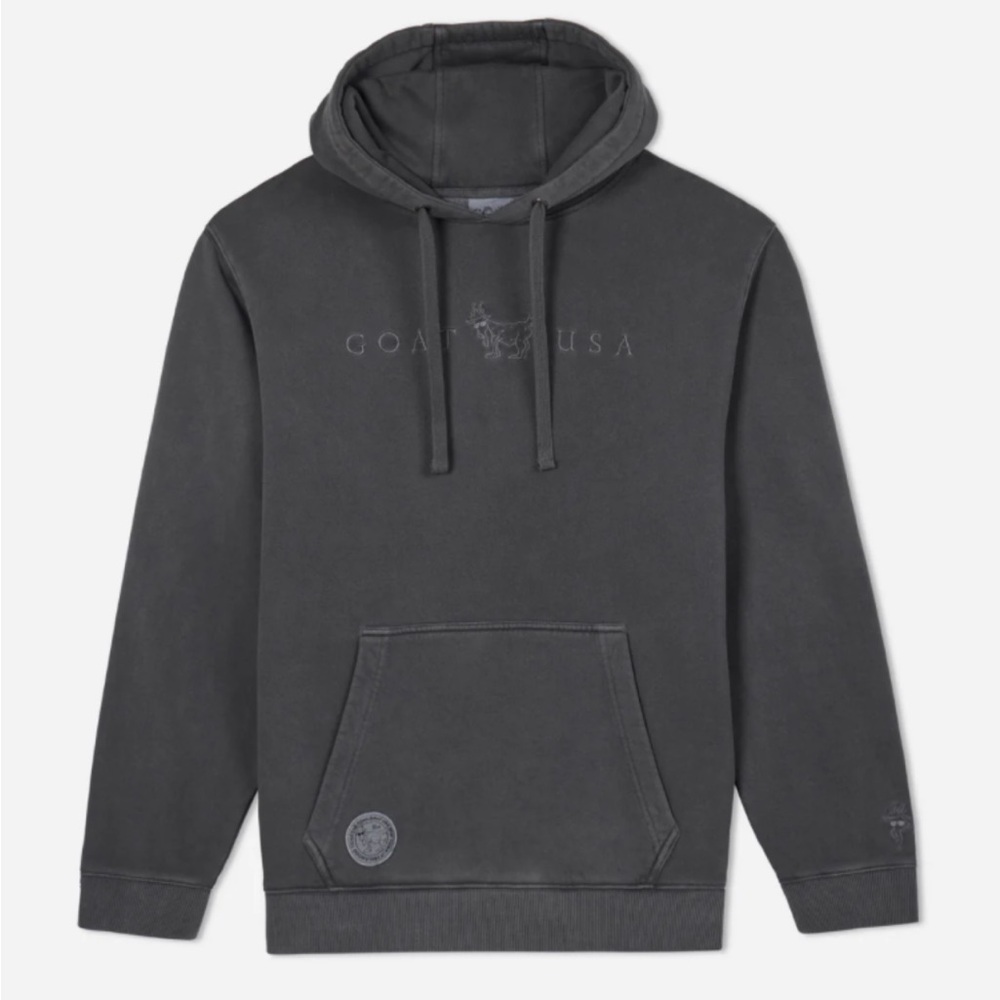 Goat Linden Hooded Sweatshirt Pepper Unisex M